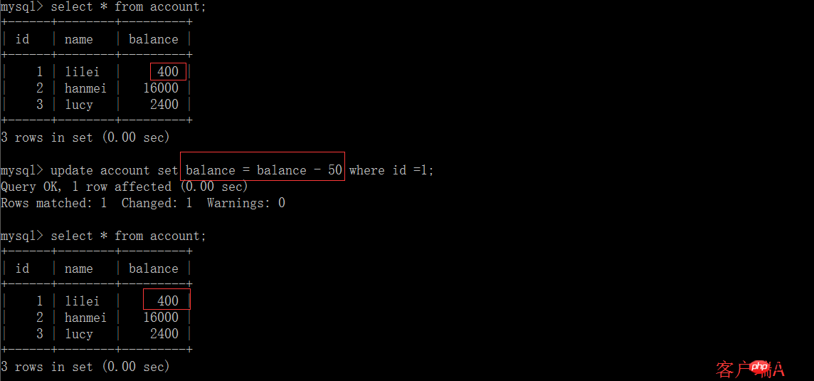 MySQL的事務(wù)隔離級別實例教程