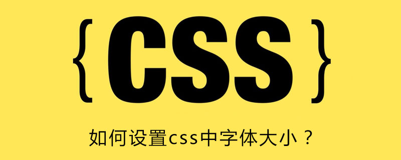 如何设置css中字体大小 Html中文网