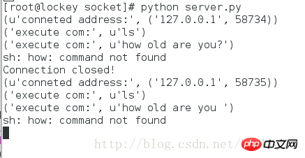 Python套接字程式設計