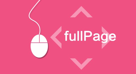 How the Fullpage plug-in quickly develops a full-screen page turning effect page