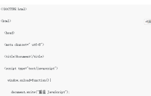 在JS中有关document.write()的用法（详细教程）