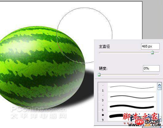 教你如何用PS绘制一个香甜可口的西瓜