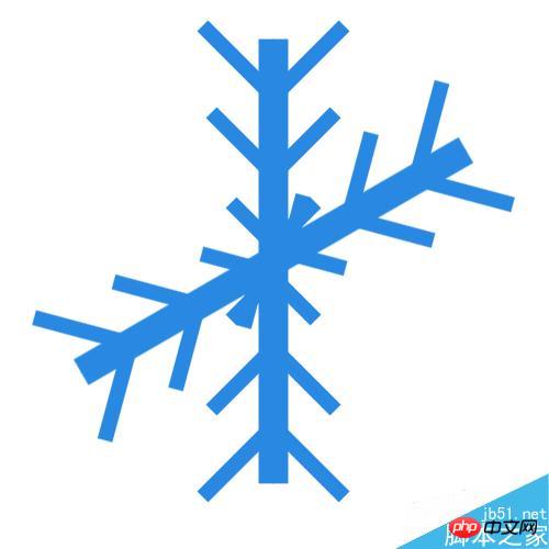 用ps制作一片雪花过程介绍