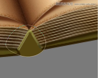 Photoshop绘制一个精美打开的复古风格书本图标