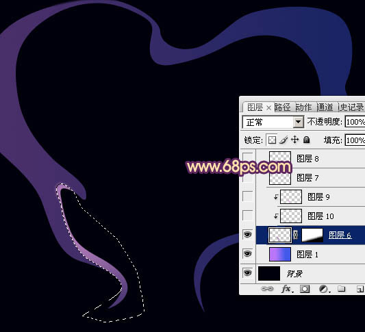Photoshop制作一个简洁可爱的彩色烟雾心形