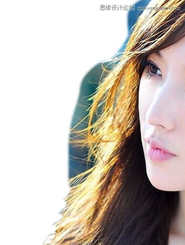 photoshop cs5快速的给人像照片抠头发教程
