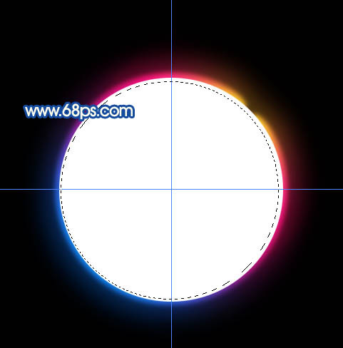Photoshop打造漂亮的彩色发光圆环