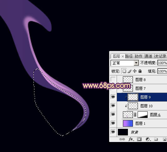Photoshop制作一个简洁可爱的彩色烟雾心形