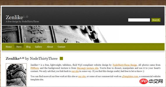 zenlike-xhtml-css-template