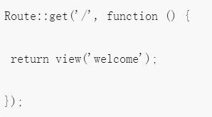 Functionality for Laravel framework template loading and assigning variables and simple routing