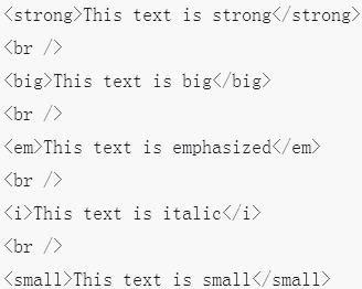 Code about HTML text formatting-HTML Tutorial-php.cn