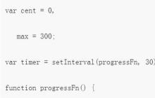 CSS3和Javascript实现进度条的效果