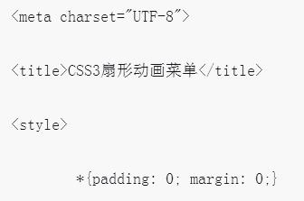 Implementieren Sie ein fächerförmiges animiertes Menü mit CSS3