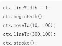 HTML5 Canvas实现绘制一个像素宽的细线