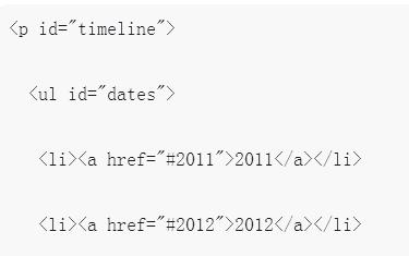 À propos du plug-in jQuery Timelinr pour implémenter des effets de chronologie