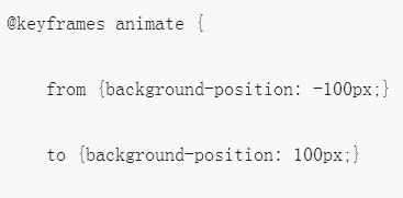 CSS3 を使用して、テキストが右にループする点滅効果を実現します。