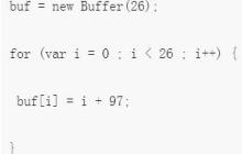 微信小程序 Buffer缓冲区的解析