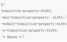 CSS3中的Transition过度与Animation动画属性的使用介绍