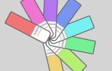 如何用纯CSS 实现一个颜色卡的效果