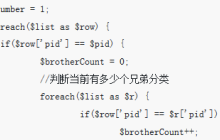 php如何实现分类树状的效果？（附代码）