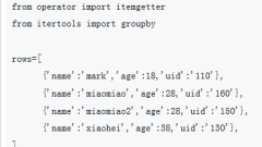 How Python uses itertools.groupby() to group records according to fields