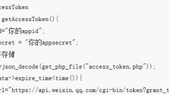 ミニプログラムでaccess_tokenを取得する方法(コード例)