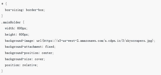 Pure CSS to achieve the underlying frosted glass effect (code example)