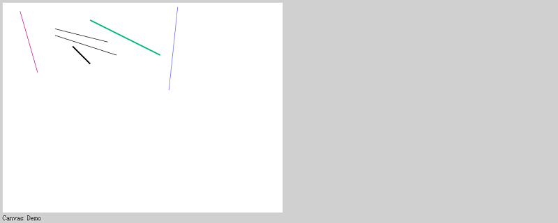 如何使用HTML5 canvas绘制线条