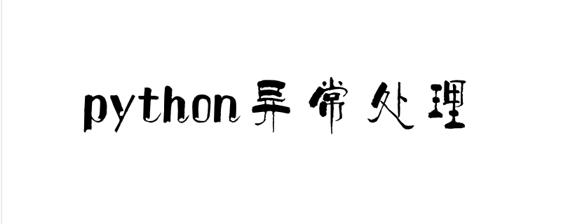 python中如何处理异常
