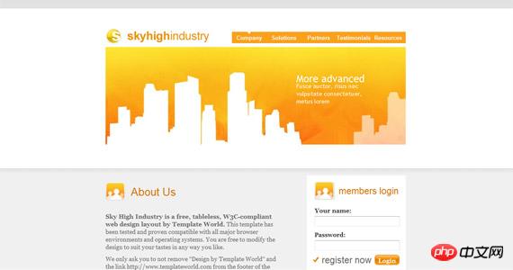 202 free high-quality XHTML templates (1)_HTML/Xhtml_Web page production