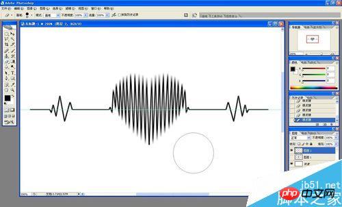 用ps简单制作心电图gif动图效果图