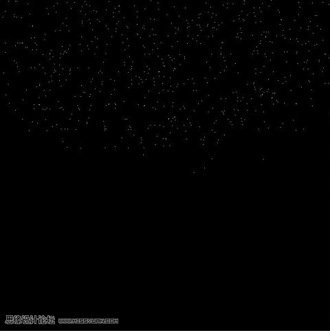 PS利用风滤镜制作点点星光
