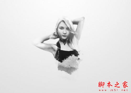 Photoshop制作简洁抽象的人物插画