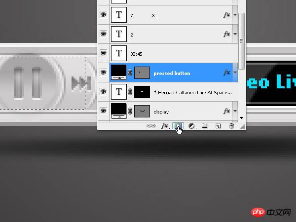 Photoshop 简单的网页格式音乐播放器