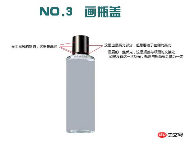如何使用Photoshop快速精修玻璃材质的化妆瓶