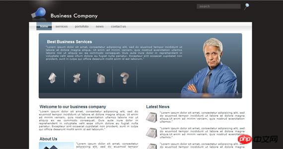 business-company-xhtml-css-template