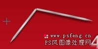 Photoshop 漂亮的红色水晶壁钟