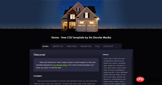 home-xhtml-css-template