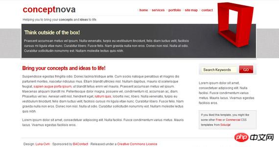 concept-nove-xhtml-css-template