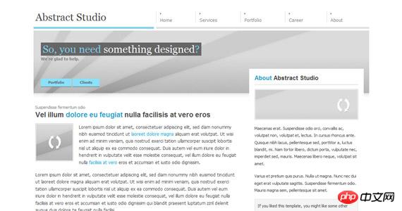 abstract-studio-xhtml-css-template