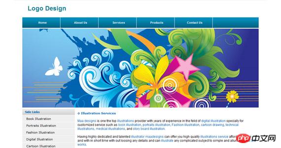 logo-design-xhtml-css-template