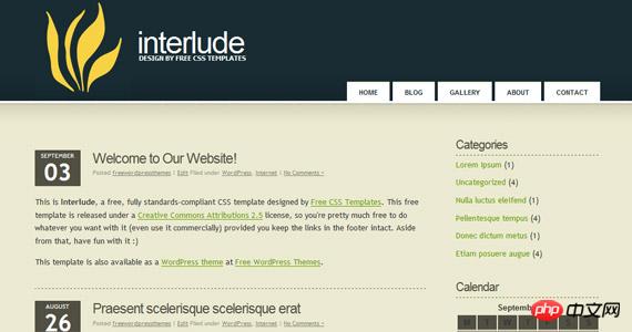 interlude-xhtml-css-template