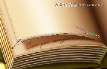 Photoshop绘制一个精美打开的复古风格书本图标