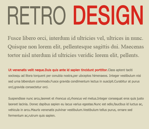 PS Web Design Tutorial XXV – Old-fashioned combination layout designed using Photoshop