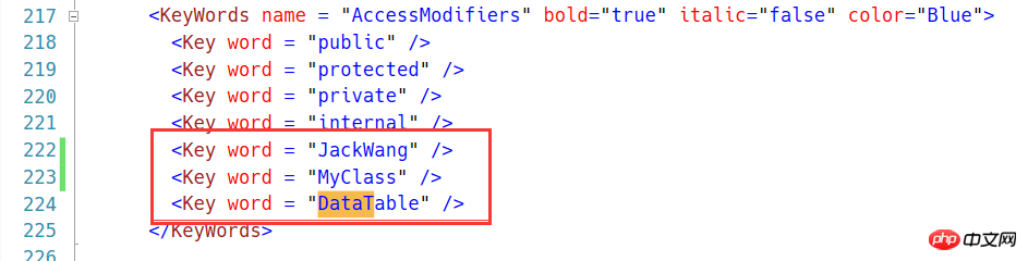 .NET中用ICSharpCode.TextEditor自定义折叠与高亮