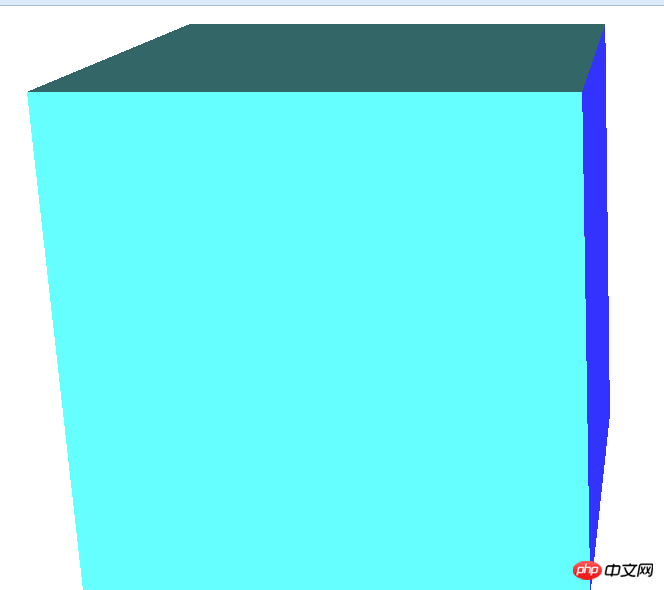 css实现3D立方体旋转特效的示例代码