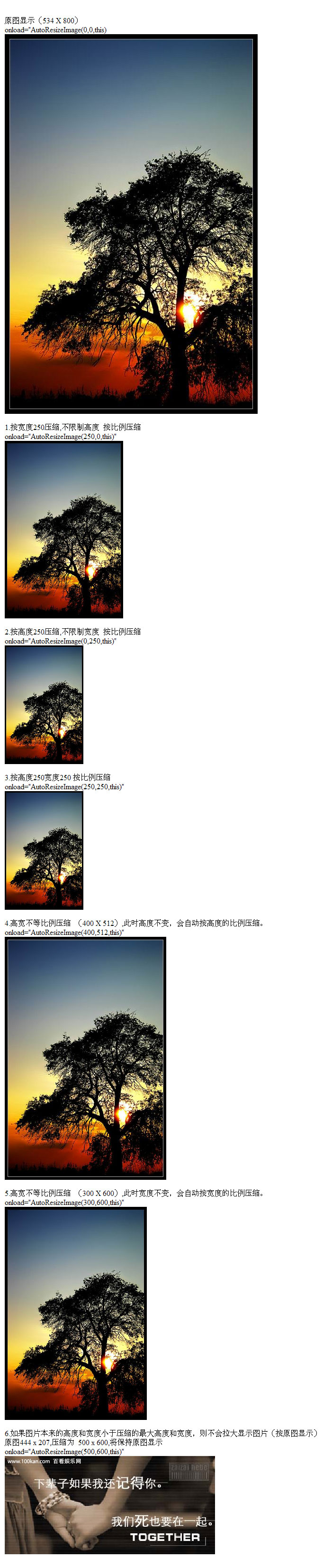 JS实现控制图片显示大小的方法【图片等比例缩放功能】