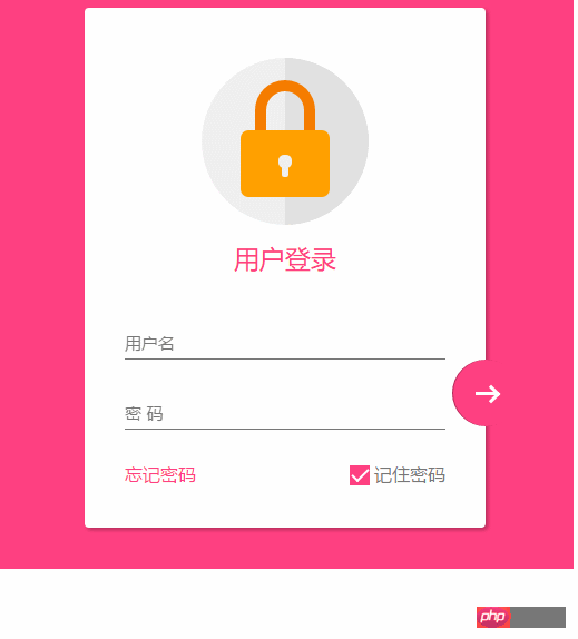 CSS3 制作一个material-design 风格登录界面实例