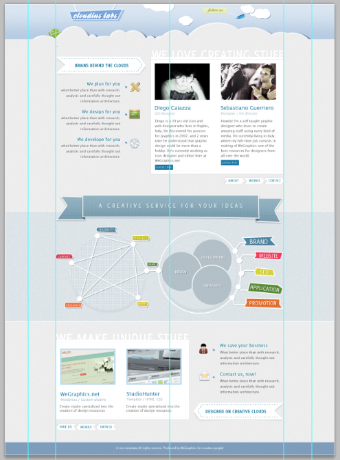 PS网页设计教程XVII——在Photoshop中设计创意组合网页 PS网页设计教程XVII——在Photoshop中设计创意组合网页