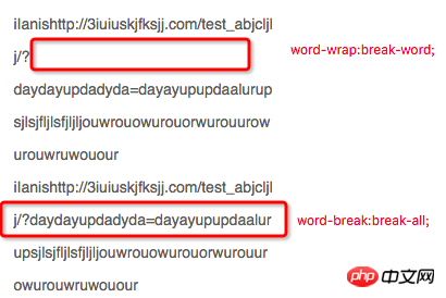 word-break work-wrap的区别示例介绍